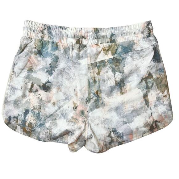 Johnny Was Calme Women's Medium Abstract Beige Running Shorts Elements NWT - Picture 3 of 12